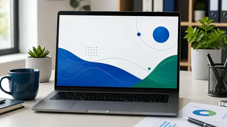 Interface de uma ferramenta de ia para apresentação gerando slides